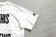 Engineered Garments (���󥸥˥����ɥ�������) "Printed Cross Crew Neck T-shirt -This Are-"