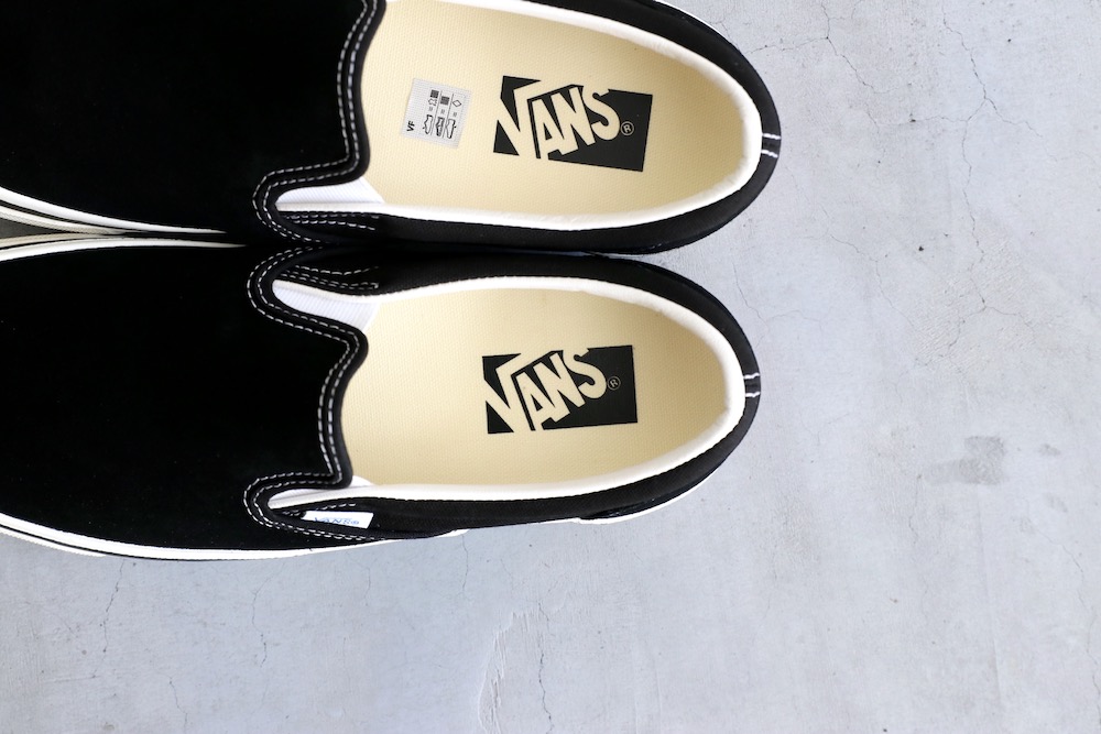 ��10.3 Release��VANS(������) "VANS PREMIUM LX Classic Slip-On 98 - BLACK / MARSHMALLOW -"