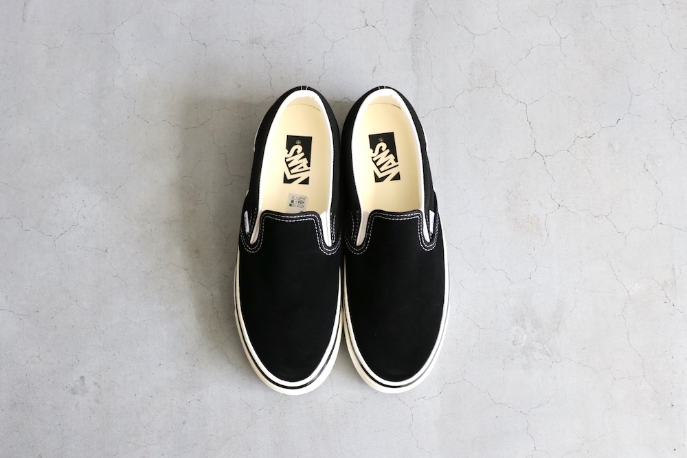 ��10.3 Release��VANS(������) "VANS PREMIUM LX Classic Slip-On 98 - BLACK / MARSHMALLOW -"
