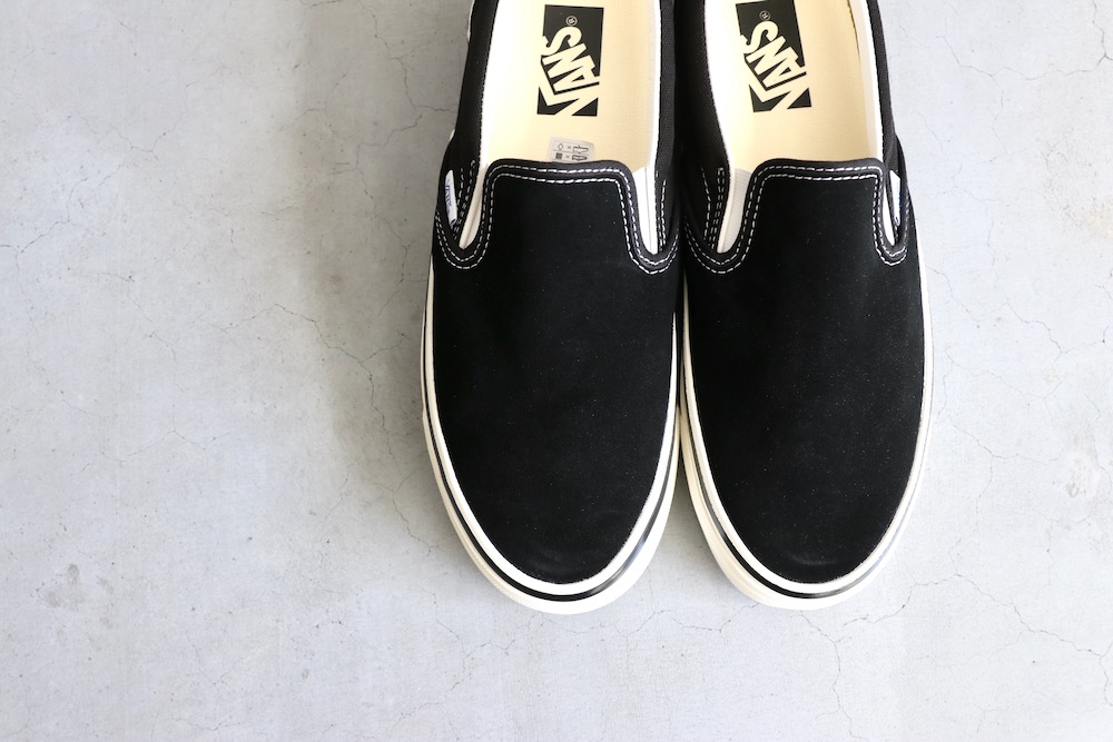 ��10.3 Release��VANS(������) "VANS PREMIUM LX Classic Slip-On 98 - BLACK / MARSHMALLOW -"