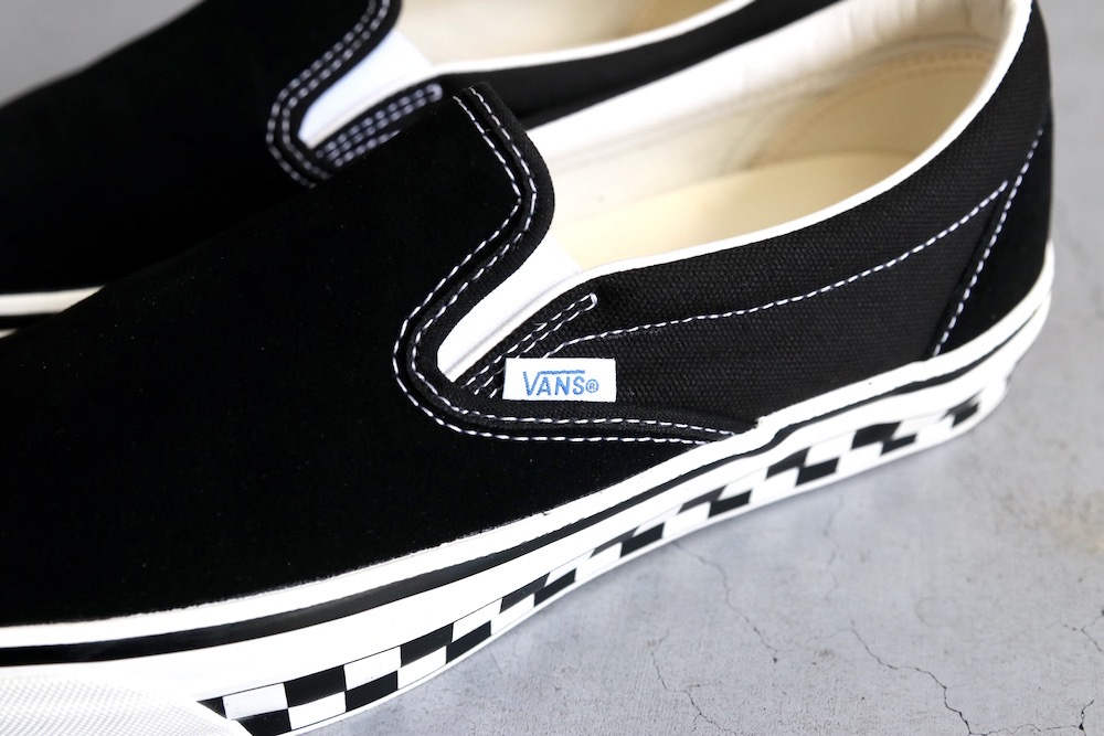 ��10.3 Release��VANS(������) "VANS PREMIUM LX Classic Slip-On 98 - BLACK / MARSHMALLOW -"