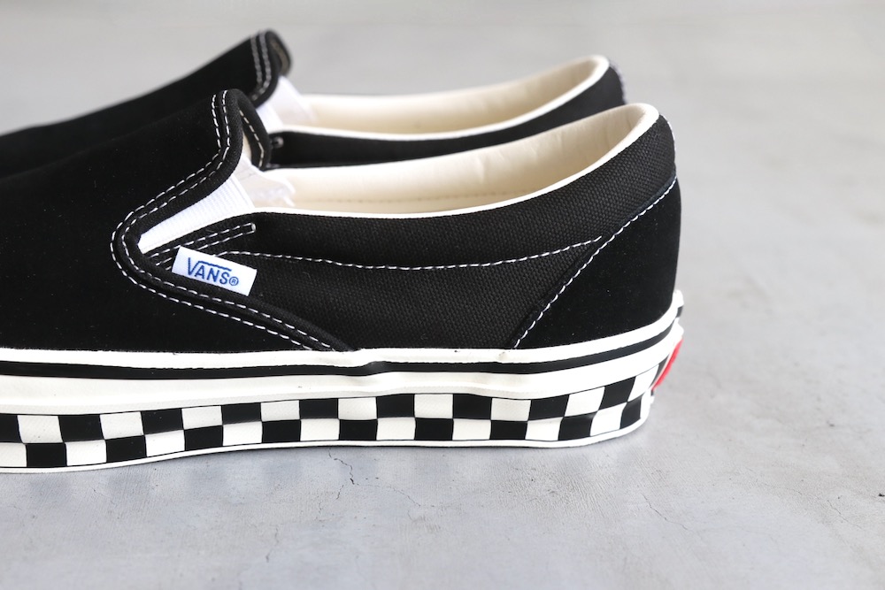 ��10.3 Release��VANS(������) "VANS PREMIUM LX Classic Slip-On 98 - BLACK / MARSHMALLOW -"