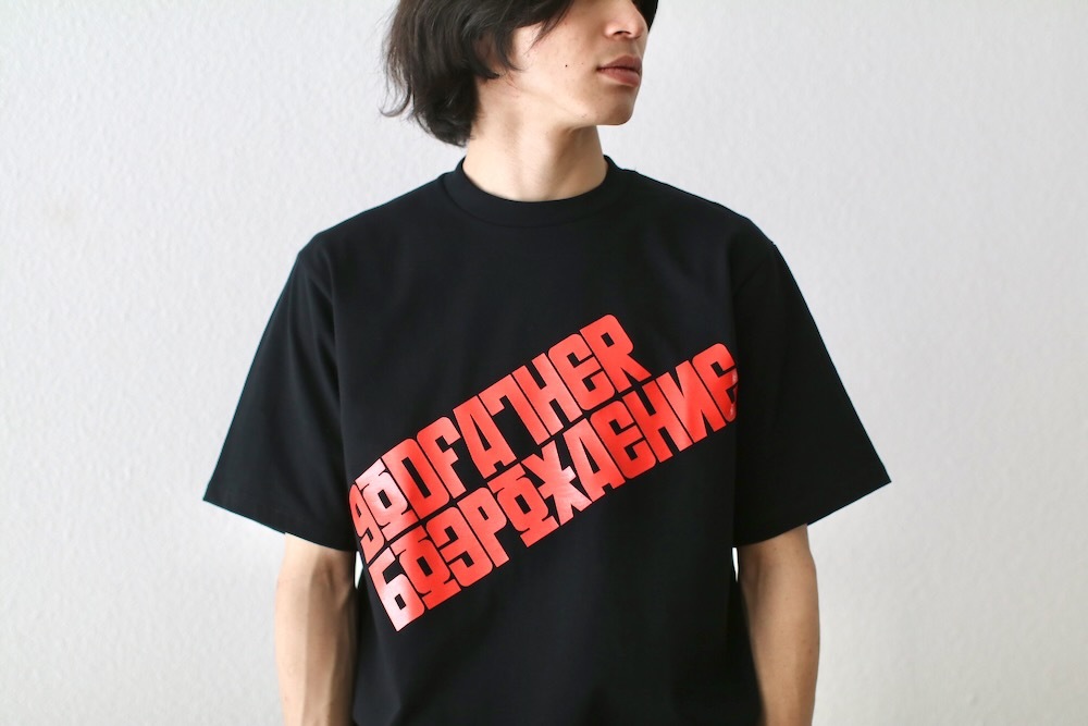 LOOSE JOINTS(롼祤) "NAOHIRO UKAWA - 'GODFATHER against The Difficult language' S/S TEE"