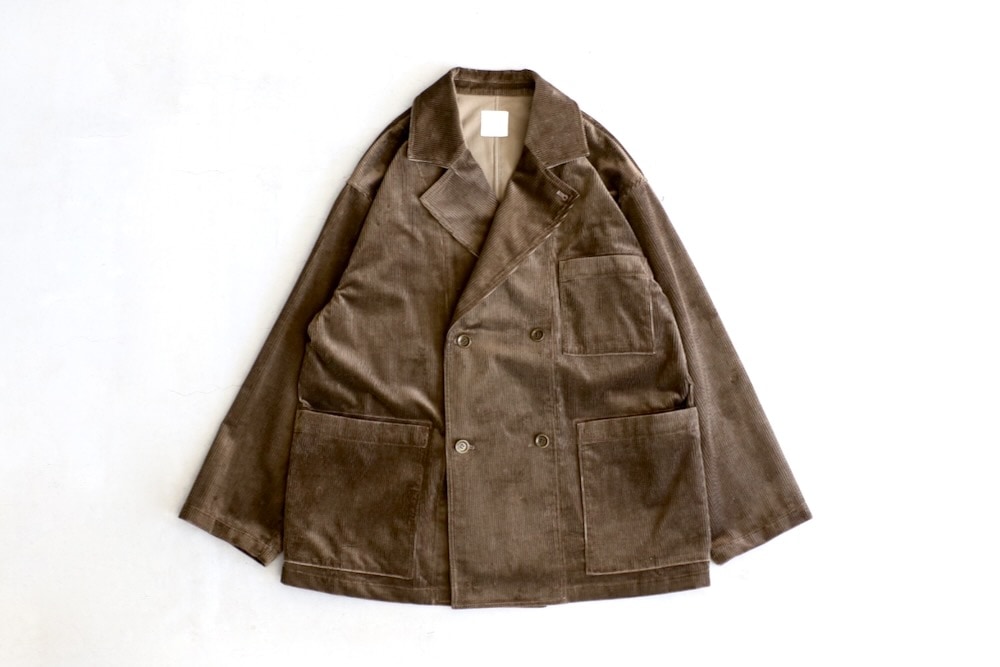 WOMEN'S】TOUJOURS（トゥジュー）“Double Breasted Sack Jacket