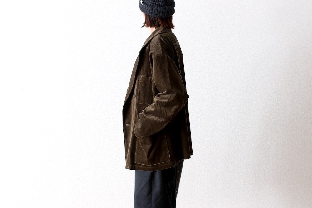 WOMEN'S】TOUJOURS（トゥジュー）“Double Breasted Sack Jacket