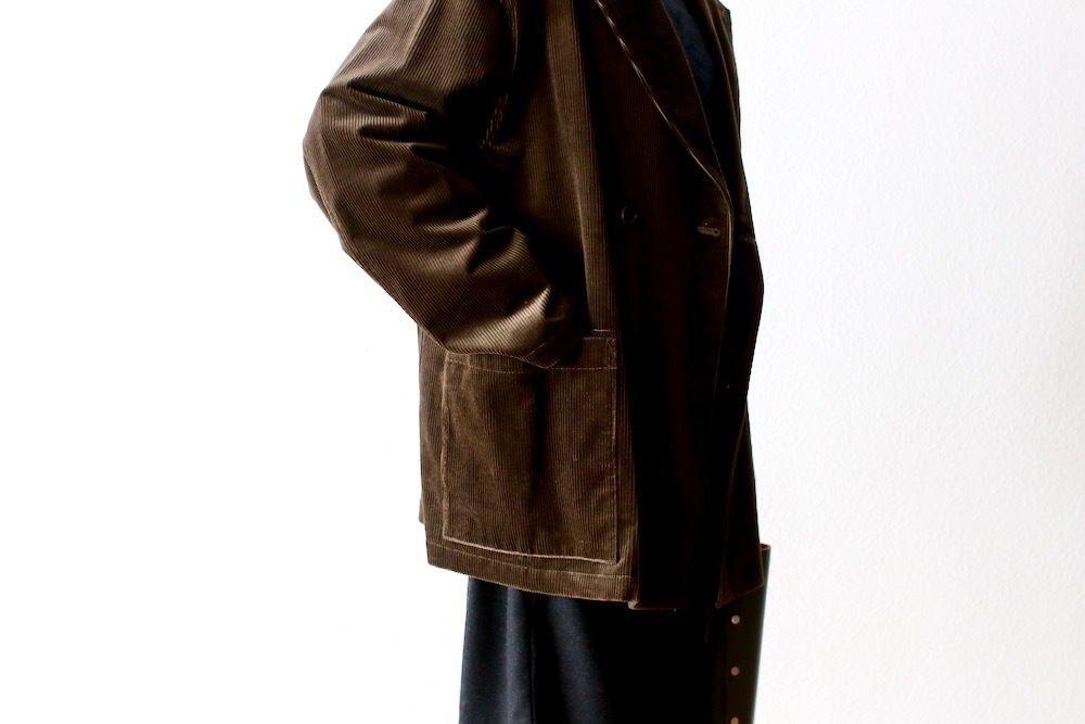 WOMEN'S】TOUJOURS（トゥジュー）“Double Breasted Sack Jacket