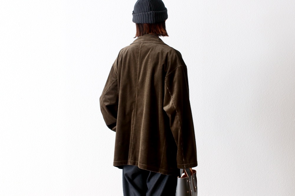 WOMEN'S】TOUJOURS（トゥジュー）“Double Breasted Sack Jacket