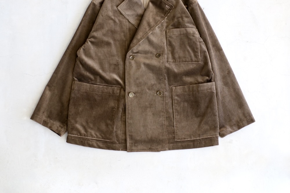 WOMEN'S】TOUJOURS（トゥジュー）“Double Breasted Sack Jacket