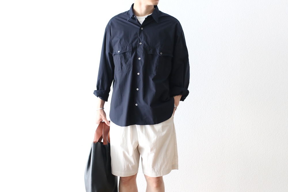 Porter Classic(�ݡ��������饷�å�) "ROLL UP COTTON SHIRT"