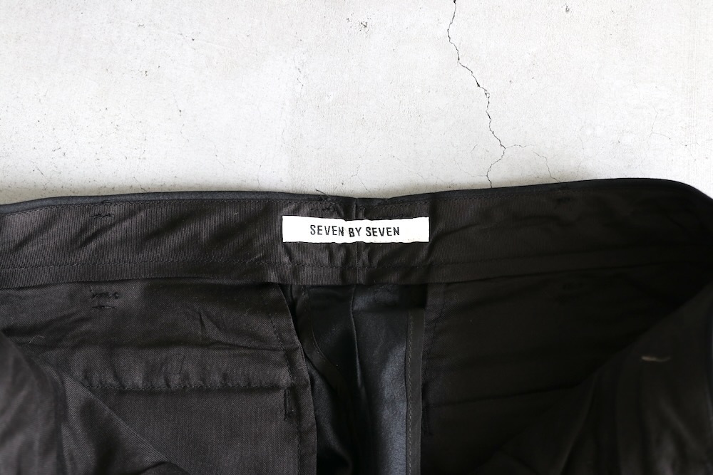 SEVEN BY SEVEN (���֥�Х����֥�) "IN-TUCK TROUSERS - Silk / Wool -"