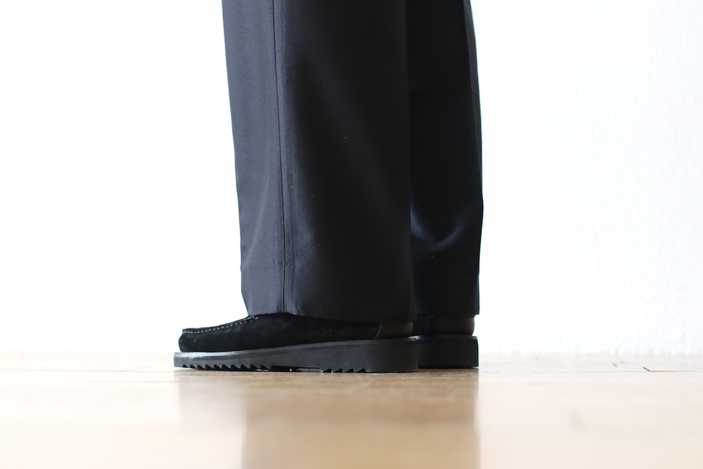 SEVEN BY SEVEN (���֥�Х����֥�) "IN-TUCK TROUSERS - Silk / Wool -"