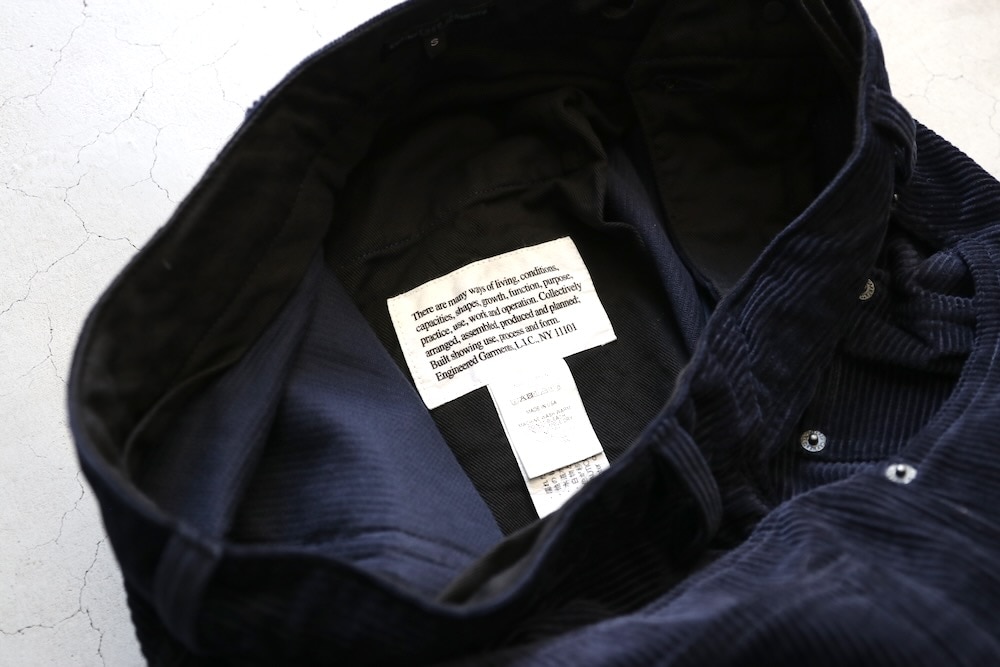 Engineered Garments (���󥸥˥����ɥ�������) "RF Jeans -8W Corduroy"