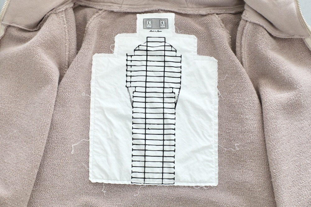 C.E(��������) "SOLID BIG HEAVY ZIP HOODY"