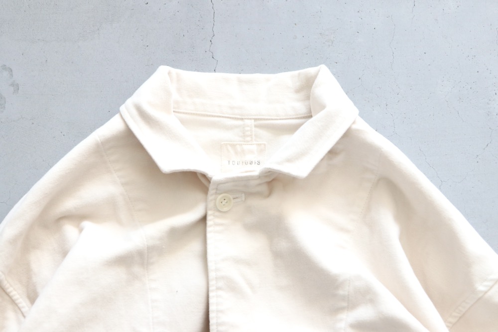 ��WOMEN'S��TOUJOURS�ʥȥ����塼�ˡ�Oversize Work Jacket - GARMENT DYE COTTON STRETCH MOLESKIN CLOTH -"