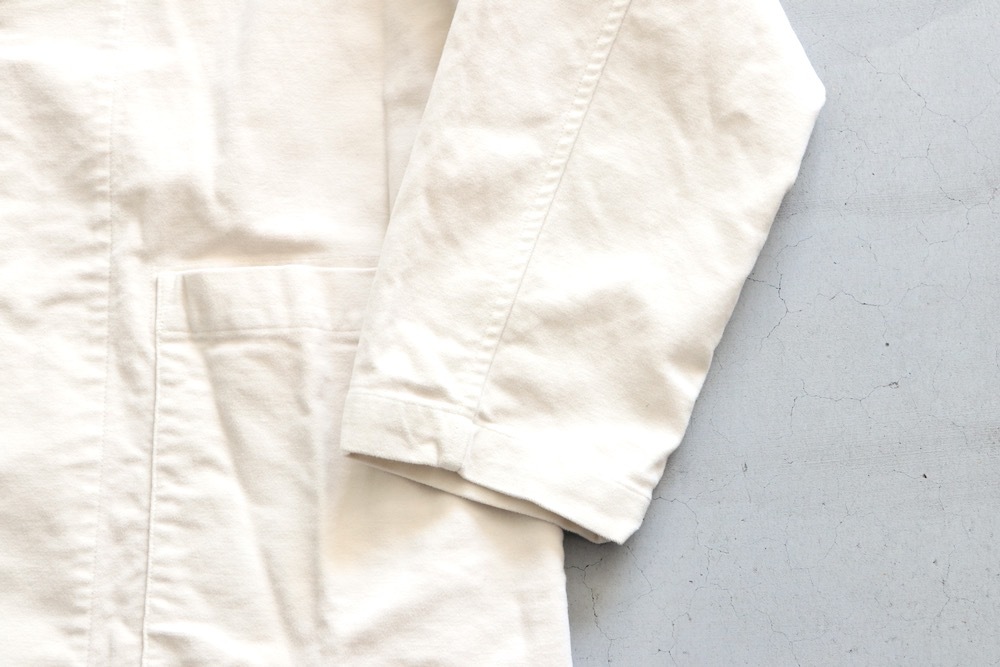 ��WOMEN'S��TOUJOURS�ʥȥ����塼�ˡ�Oversize Work Jacket - GARMENT DYE COTTON STRETCH MOLESKIN CLOTH -"