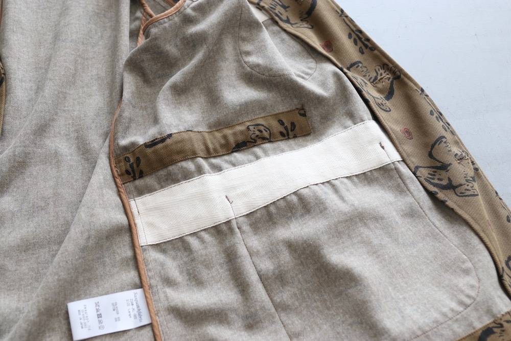 Sasquatchfabrix.(��������å��ե��֥�å���)��LAPEL JACKET "OLIVE BRANCH" "