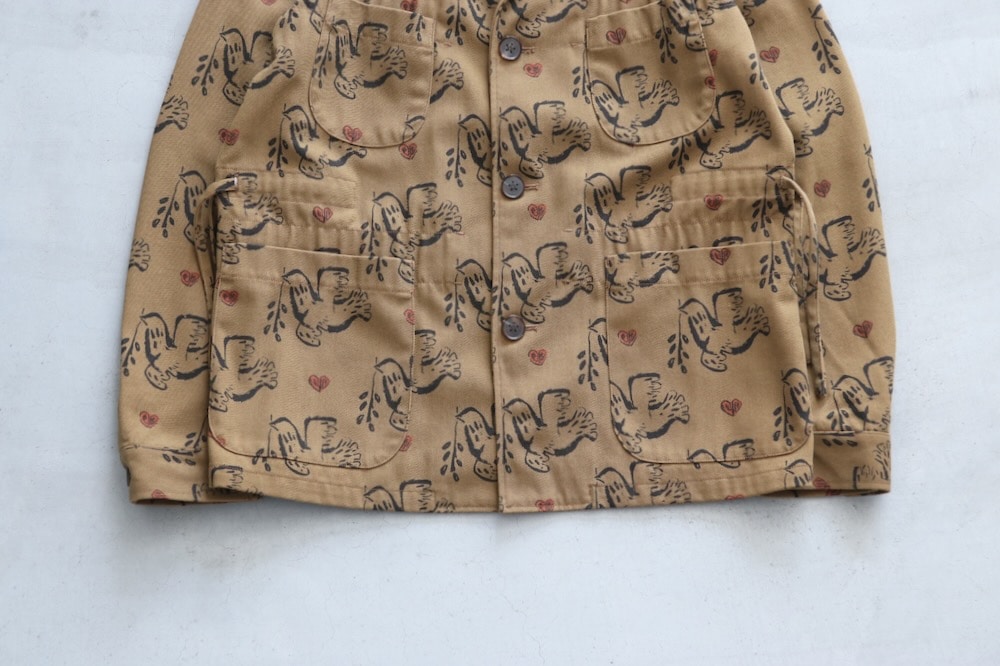 Sasquatchfabrix.(��������å��ե��֥�å���)��LAPEL JACKET "OLIVE BRANCH" "