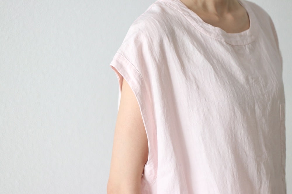 WOMEN'STOUJOURSʥȥ塼ˡPocket Big Tank Dress -FINE COUNT LINEN*COTTON CLOTH"