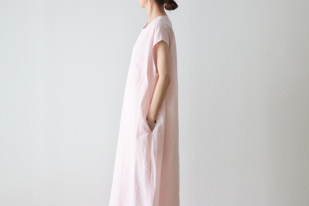 WOMEN'STOUJOURSʥȥ塼ˡPocket Big Tank Dress -FINE COUNT LINEN*COTTON CLOTH"