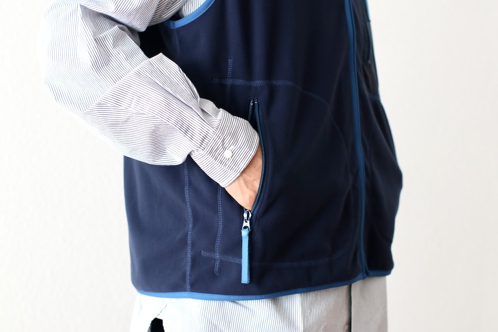 Porter Classic(�ݡ��������饷�å�) "FLEECE ZIP UP VEST (POLARTEC)"