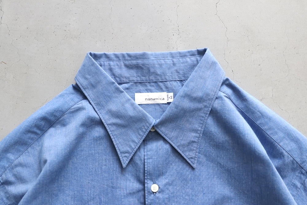 nanamica(�ʥʥߥ�) "Regular Collar End On End S/S Shirt"