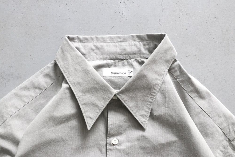 nanamica(�ʥʥߥ�) "Regular Collar End On End S/S Shirt"
