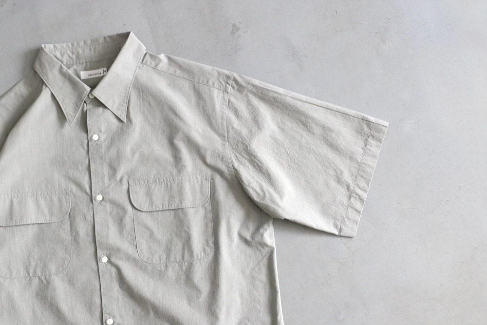 nanamica(�ʥʥߥ�) "Regular Collar End On End S/S Shirt"