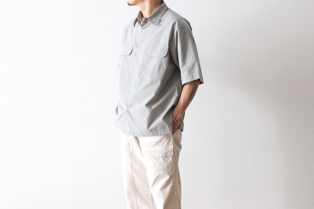 nanamica(�ʥʥߥ�) "Regular Collar End On End S/S Shirt"