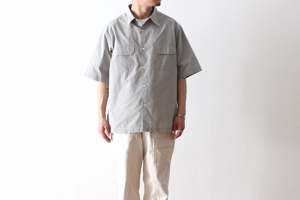 nanamica(�ʥʥߥ�) "Regular Collar End On End S/S Shirt"