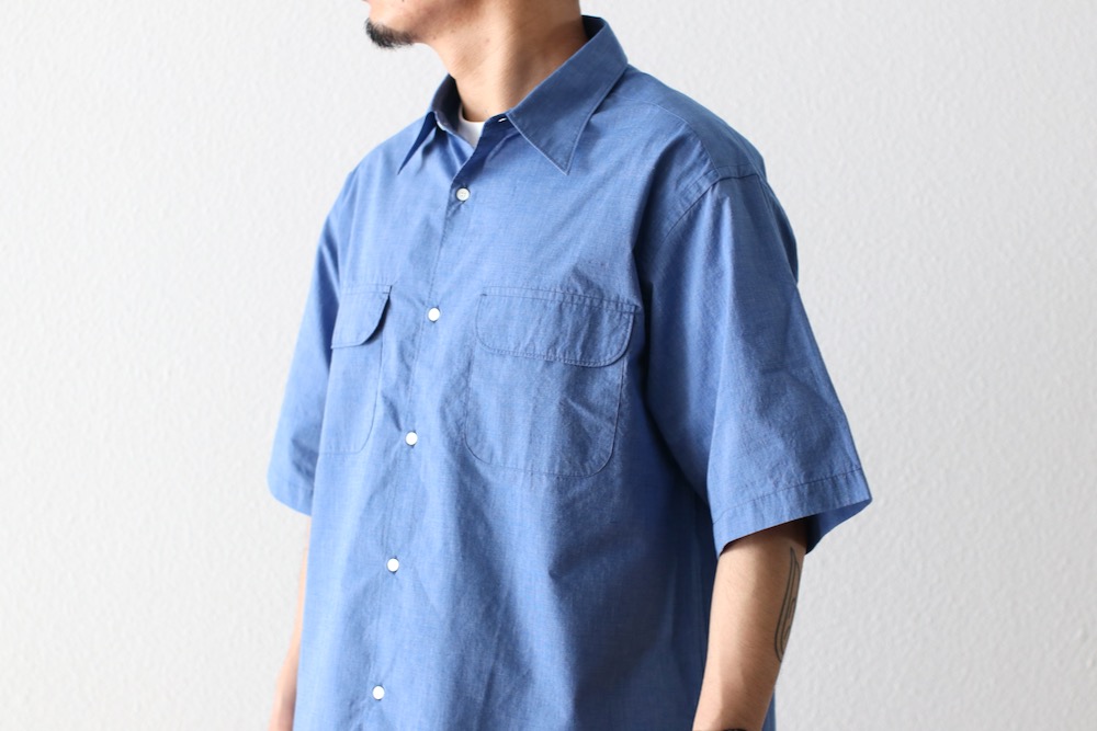 nanamica(�ʥʥߥ�) "Regular Collar End On End S/S Shirt"