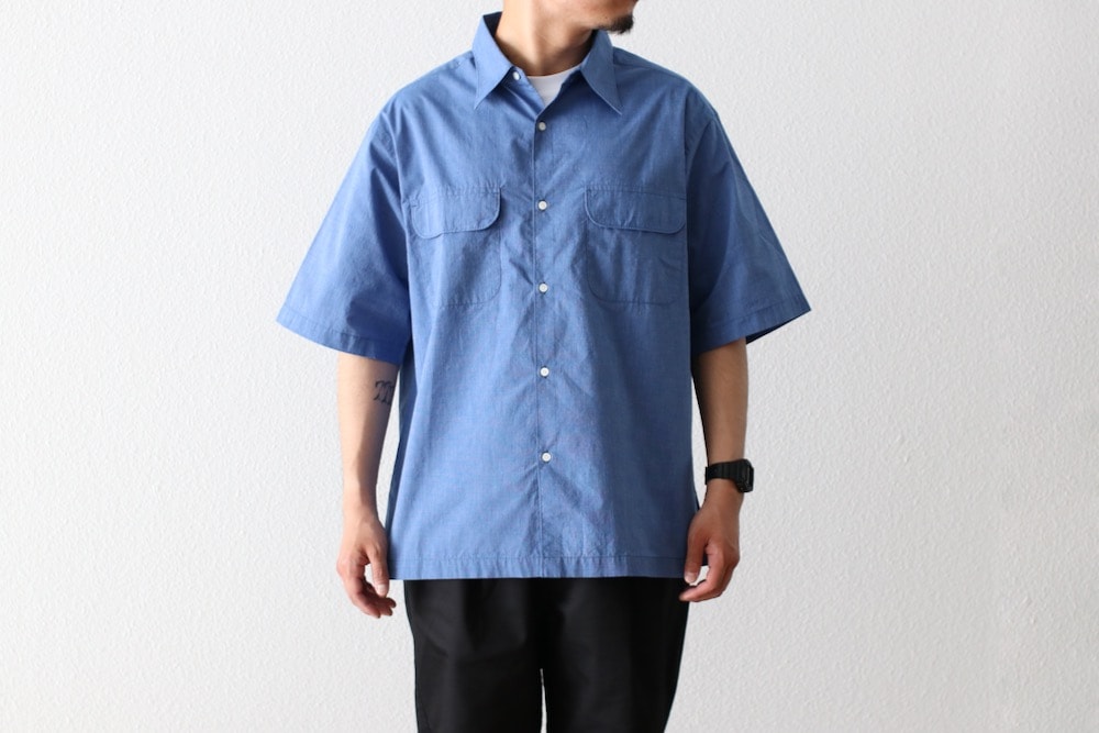 nanamica(�ʥʥߥ�) "Regular Collar End On End S/S Shirt"