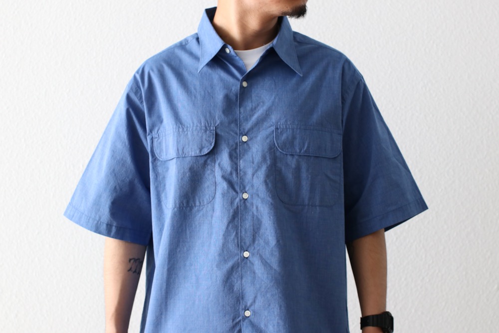 nanamica(�ʥʥߥ�) "Regular Collar End On End S/S Shirt"