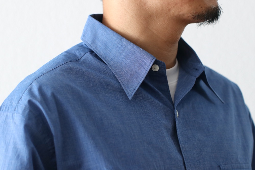 nanamica(�ʥʥߥ�) "Regular Collar End On End S/S Shirt"