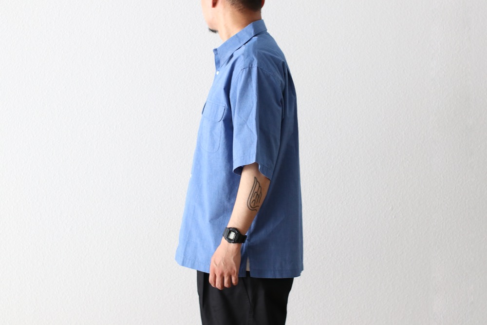 nanamica(�ʥʥߥ�) "Regular Collar End On End S/S Shirt"