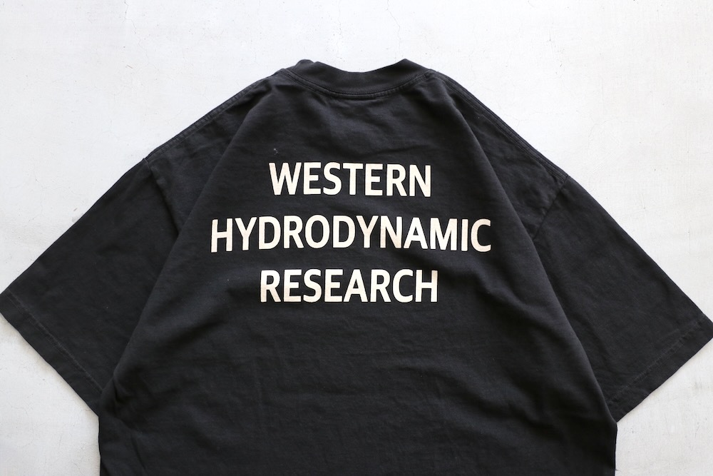 ウエスタンハイドロダイナミックリサーチ 長袖Tシャツ 黒 ウエスタンハイドロダイナミックリサーチ 長袖Tシャツ 黒