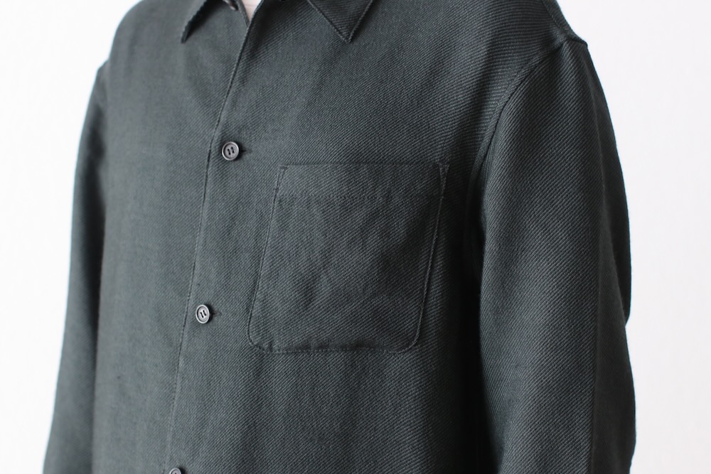 SEVEN BY SEVEN (֥Х֥) "SHIRTS JACKET - Silk / Wool loose twill -"