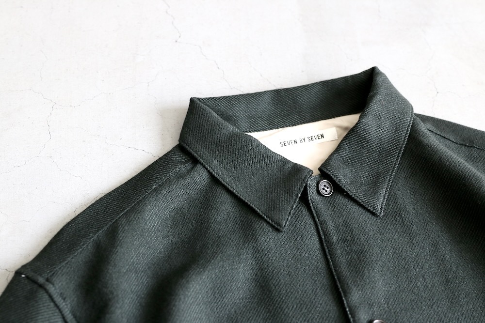 SEVEN BY SEVEN (֥Х֥) "SHIRTS JACKET - Silk / Wool loose twill -"
