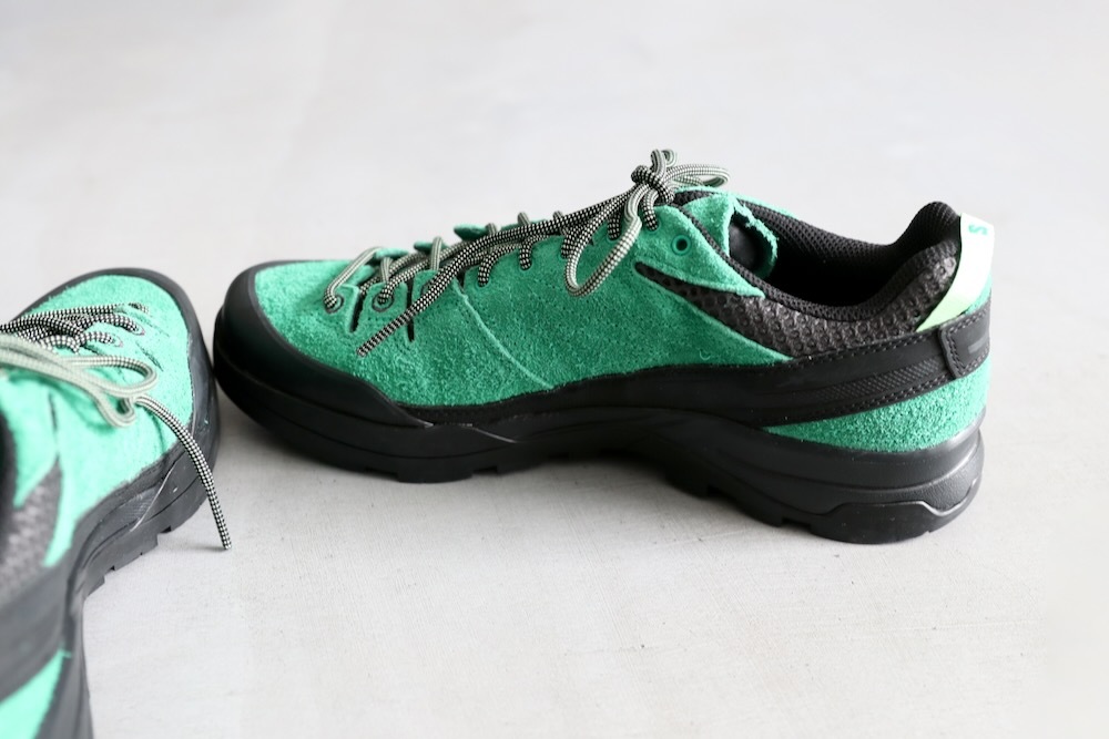 SALOMON(�������) "X-ALP SUEDE Black / Parakeet / Patina Green"