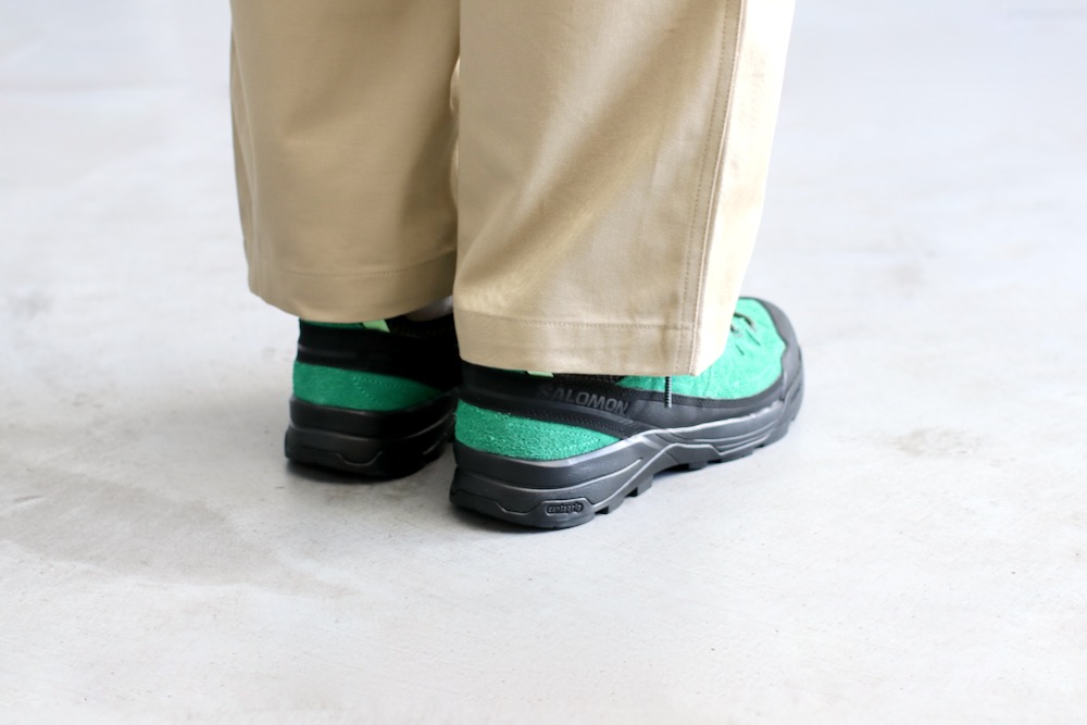 SALOMON(�������) "X-ALP SUEDE Black / Parakeet / Patina Green"