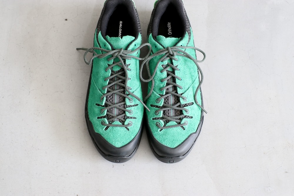 SALOMON(�������) "X-ALP SUEDE Black / Parakeet / Patina Green"