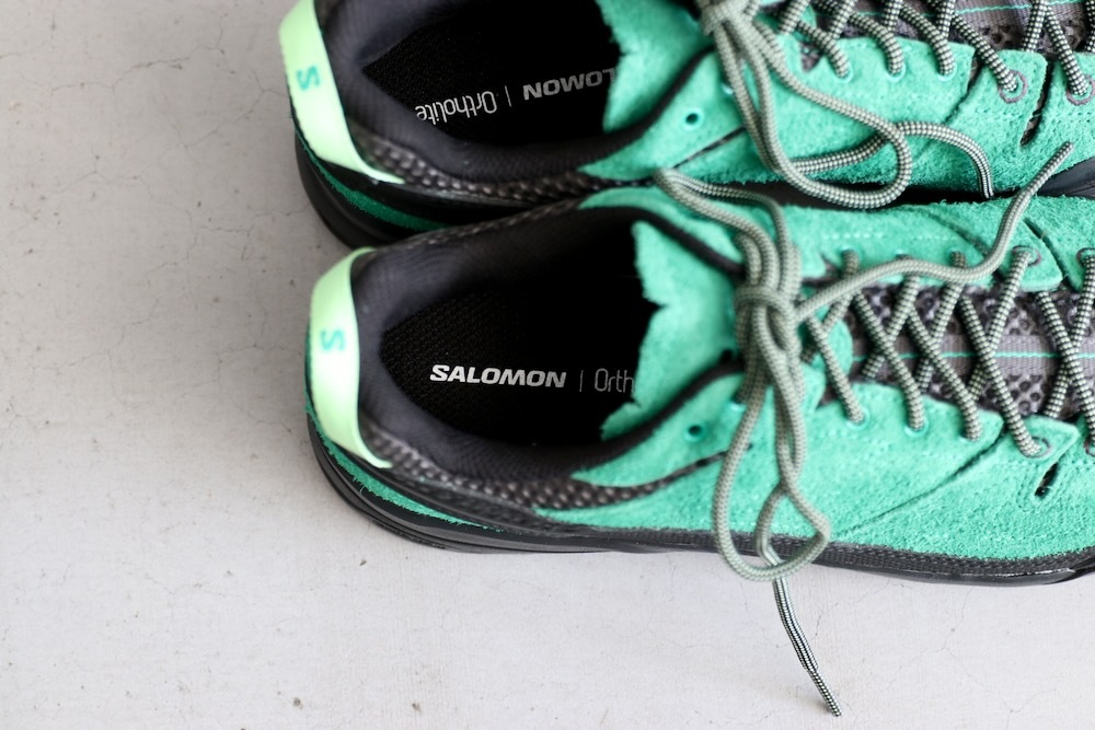 SALOMON(�������) "X-ALP SUEDE Black / Parakeet / Patina Green"