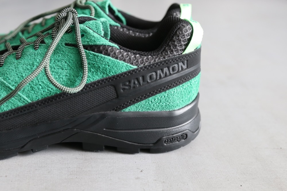 SALOMON(�������) "X-ALP SUEDE Black / Parakeet / Patina Green"