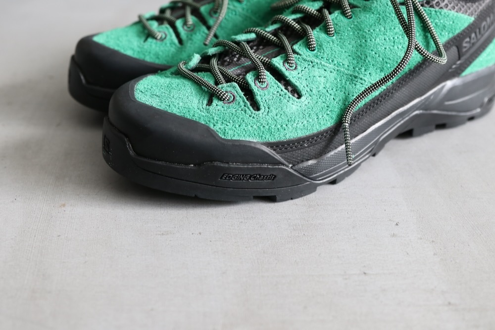 SALOMON(�������) "X-ALP SUEDE Black / Parakeet / Patina Green"
