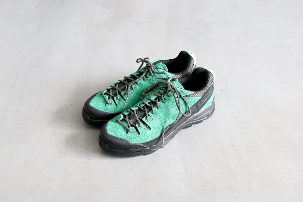 SALOMON(�������) "X-ALP SUEDE Black / Parakeet / Patina Green"