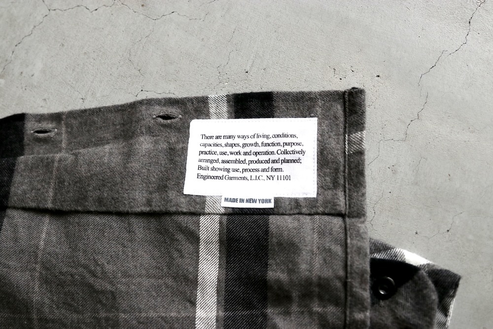 Engineered Garments (���󥸥˥����ɥ�������) "Classic Shirt - Cotton Brushed Big Plaid"