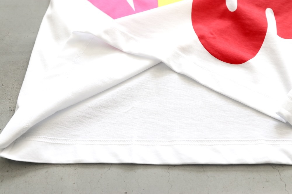 COMME des GARCONS SHIRT(���� �� ����륽�� �����) "cotton plain poplin with print digital print C t-shirt-25 FP-T004-051"