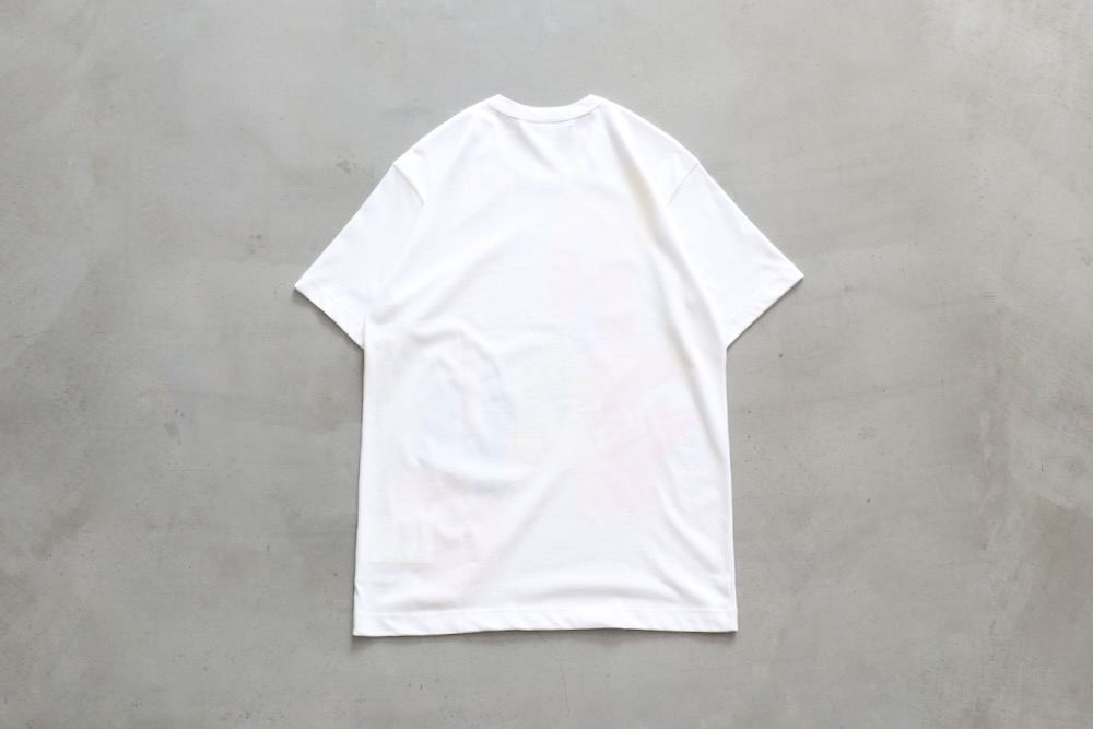 COMME des GARCONS SHIRT(���� �� ����륽�� �����) "cotton plain poplin with print digital print C t-shirt-25 FP-T004-051"