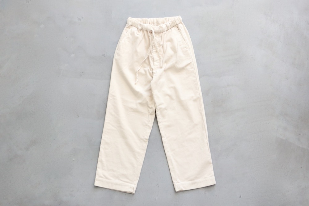 ��WOMEN'S��TOUJOURS�ʥȥ����塼��"Easy Field Trousers - GARMENT DYE COTTON STRETCH MOLESKIN CLOTH -"