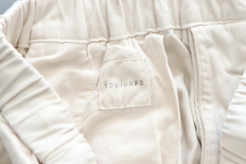 ��WOMEN'S��TOUJOURS�ʥȥ����塼��"Easy Field Trousers - GARMENT DYE COTTON STRETCH MOLESKIN CLOTH -"
