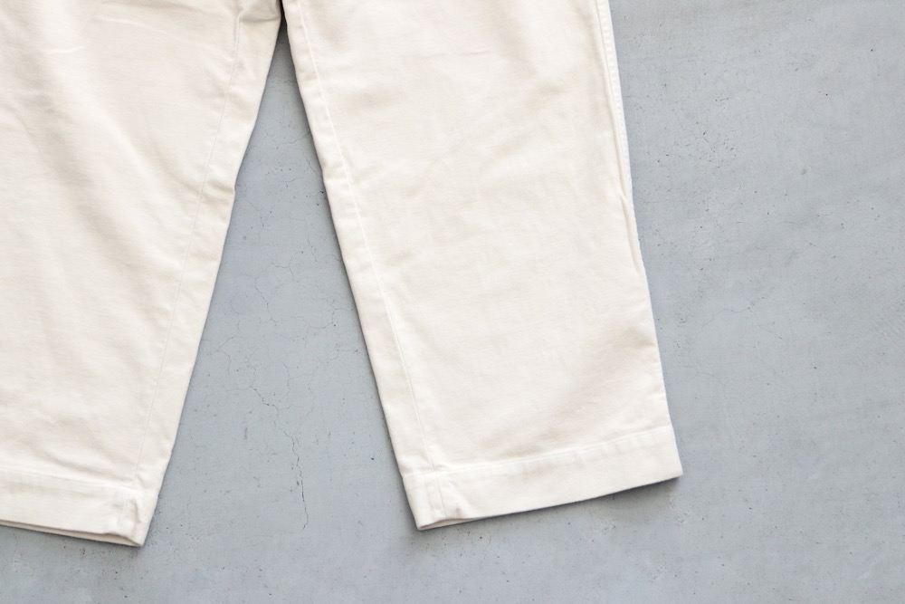 ��WOMEN'S��TOUJOURS�ʥȥ����塼��"Easy Field Trousers - GARMENT DYE COTTON STRETCH MOLESKIN CLOTH -"